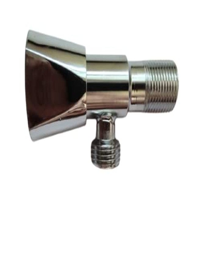 JES Triangle Angle Valve Copper Water Sink Bathroom Toilet Kitchen Shower Plumbing Angle Valve Faucet Water Valve Shut Off Quick Opening Water Stop Valve - Image 1